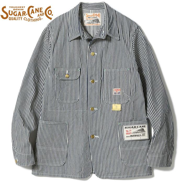 SUGAR CANE カバーオール SUGAR CANE シュガーケーン カバーオール SC15656 11oz HICKORY STRIPE