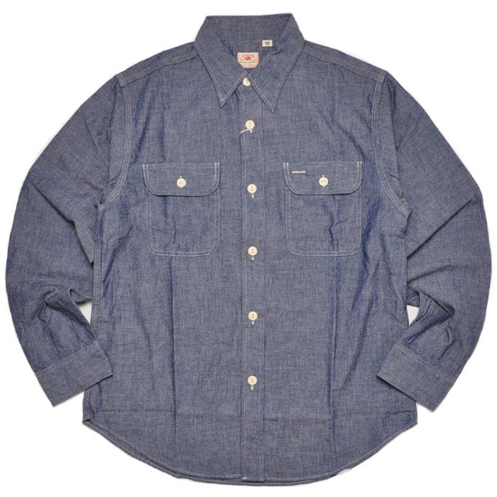 SUGAR CANE シュガーケーン シャンブレーシャツ SC27850 BLUE CHAMBRAY