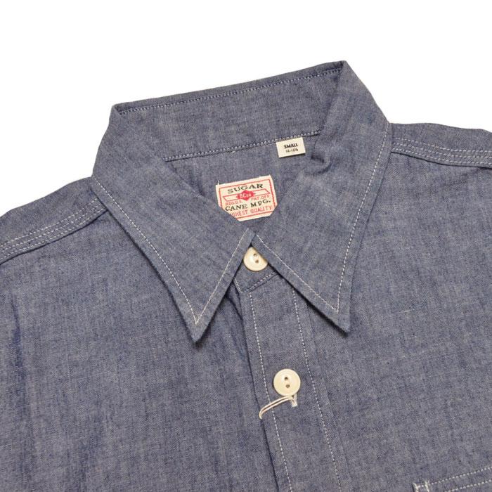 SUGAR CANE シュガーケーン シャンブレーシャツ SC27850 BLUE CHAMBRAY