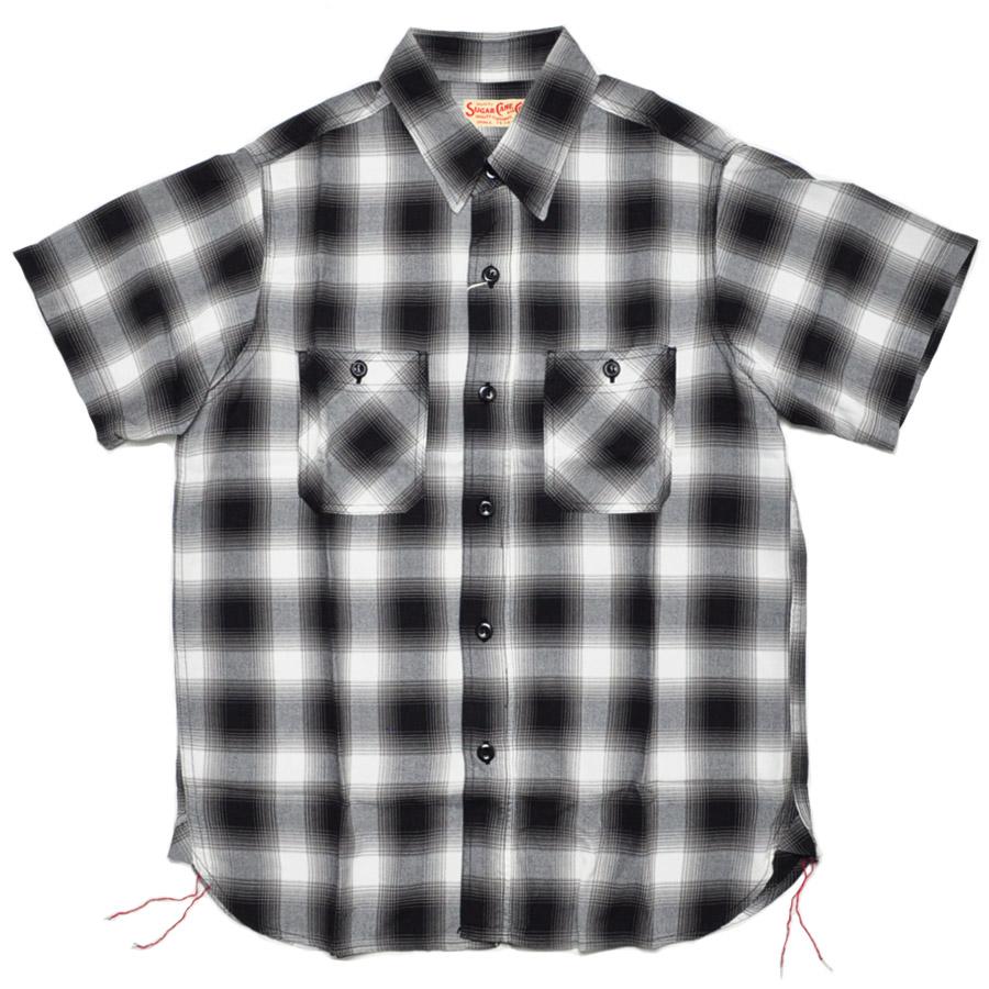 SUGAR CANE シュガーケーン シャツ SC39728 RAYON OMBRE CHECK S/S
