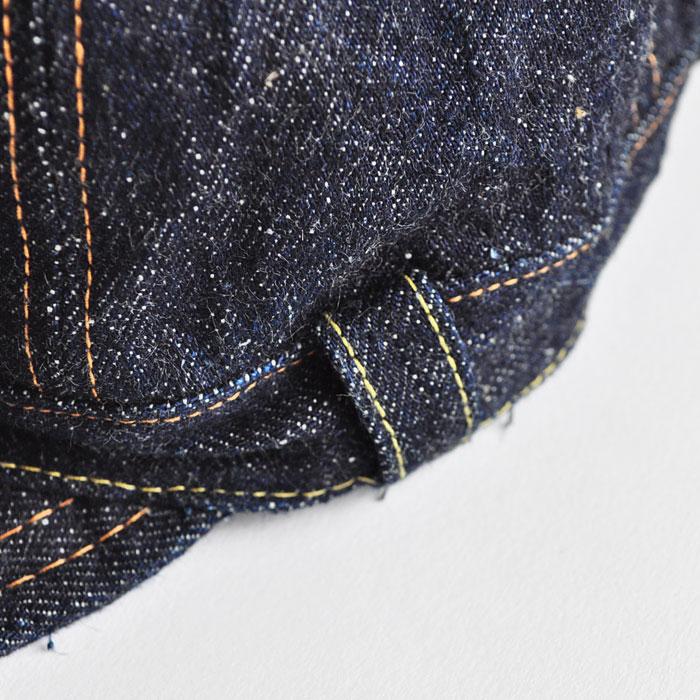 サムライジーンズ デニム × レザー キャスケット ワークキャップ 帽子 眼鏡ホルダーが付きキャップ！ | CELLULOID セルロイド BLOG