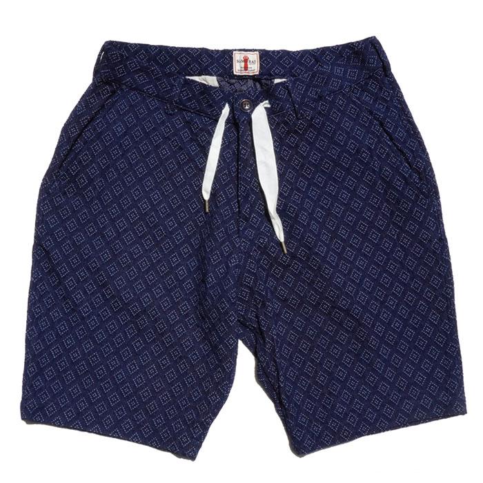 サムライジーンズ SAMURAI JEANS ショーツ SJSP23-SK 藍刺子イージー