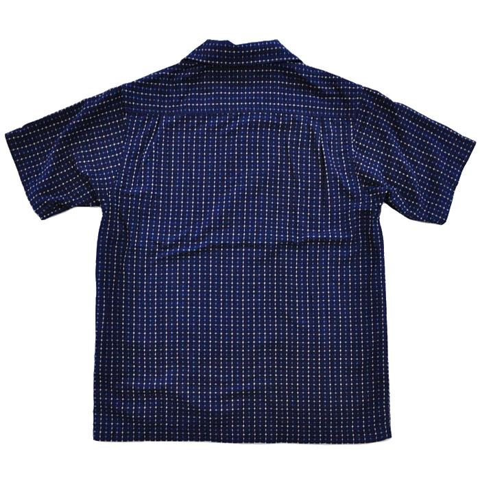 サムライジーンズ SAMURAI JEANS シャツ 刺し子オープンカラーシャツ