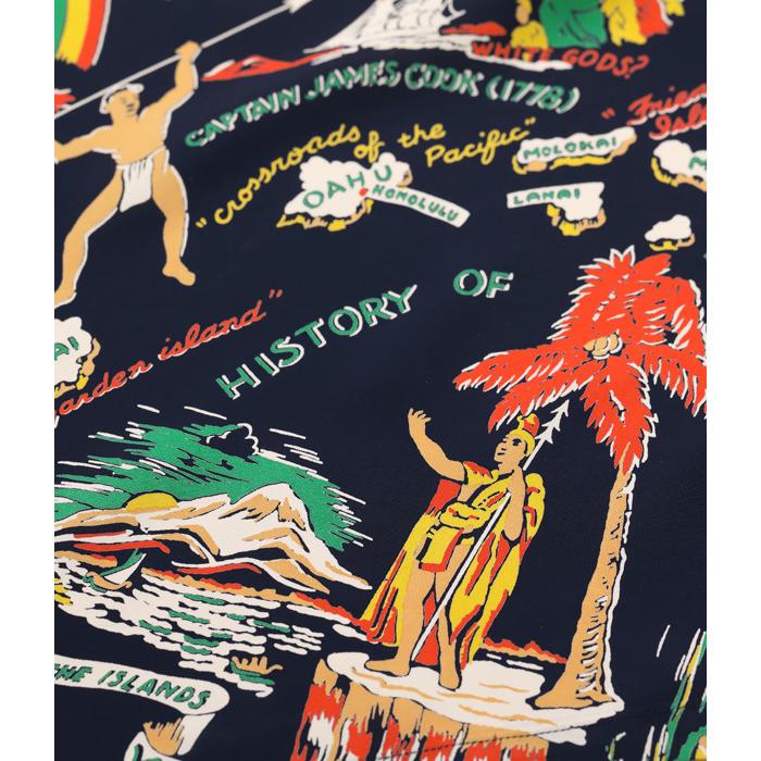 SUN SURF サンサーフ アロハシャツ SS39013 RAYON HAWAIIAN SHIRT