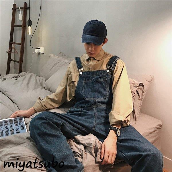 全品送料無料 ファッション オーバーオール メンズ サロペット デニムジーンズ 春夏秋 大人気 カジュアル ゆったり ジーンズ 作業着 デニムパンツ オーバーオール サイズ M qhema Com