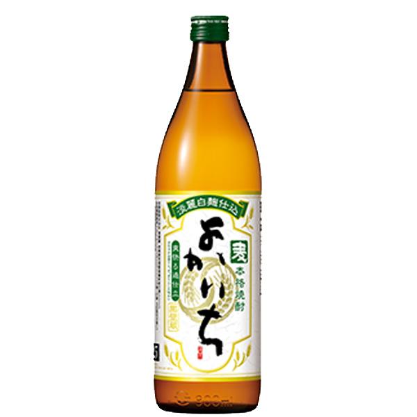 【麦の爽やかな風味とキレのある後味！】　よかいち　白麹　麦焼酎　25度　900ml | 宝酒造