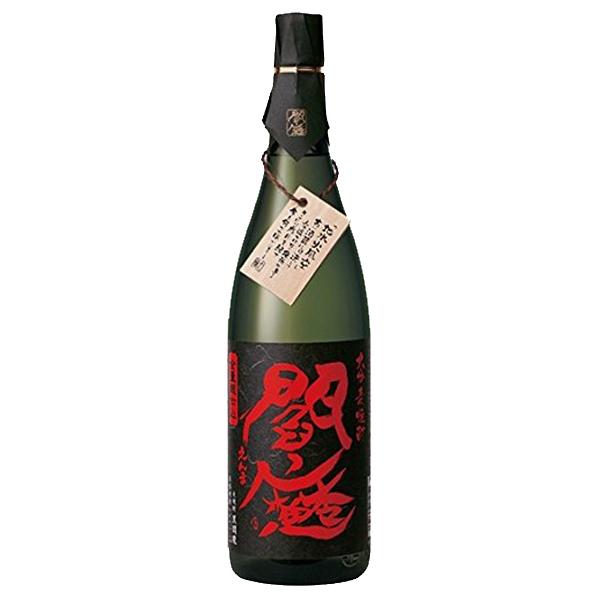 【奥深いコクとキレのあるスッキリ飲み口！】　黒閻魔　全量黒麹　麦焼酎　25度　1800ml | 老松酒造