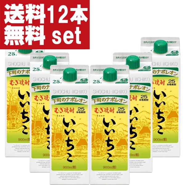 【送料無料！】　いいちこ　麦焼酎　25度　900mlパック(2ケース/12本入り)(北海道・沖縄は送料+990円) | いいちこ