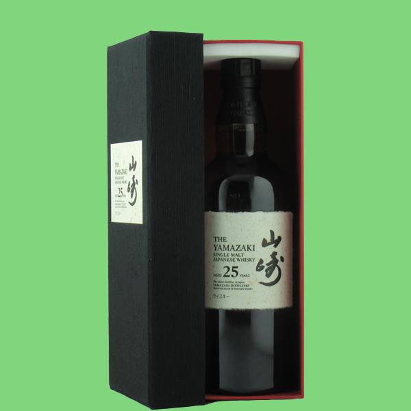 【リニューアル新デザイン!】 サントリー 山崎25年 シングルモルトウイスキー 43度 700ml(メーカー純正ギフトBOX入り) :4000922:お酒の専門店ファースト 通販 サントリー 新山崎25年 白箱 外箱 化粧箱 空き箱
