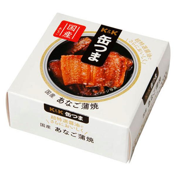 【送料無料！】　K&K　国分　缶つま　国産　あなご蒲焼　80g×6缶セット(北海道・沖縄は送料+990円)(4)｜first19782012