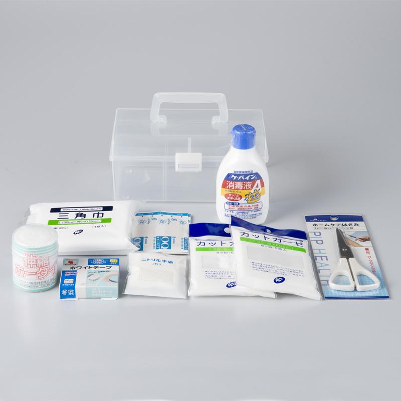 応急手当用品8点セット コンパクト救急箱 救急セット スポーツ 防災 医療 緊急 |  | 03