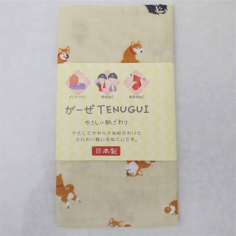 がーぜtenugui ガーゼ手ぬぐい 柴犬 日本製 お土産 可愛い 手作りマスクにも ファーストエイドストア 通販 Yahoo ショッピング