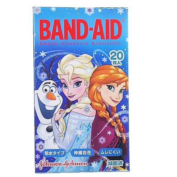 BAND-AID 子供用絆創膏 ディズニー アナ雪 プリンセス 20枚×60箱 BANDーAID（バンドエイド） ディズニープリンセス アナと雪の女王
