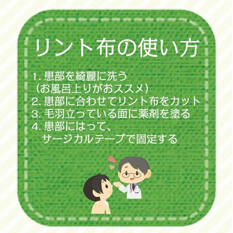 リント布（日本製） 30cm×35cm お試しサイズ |  | 05