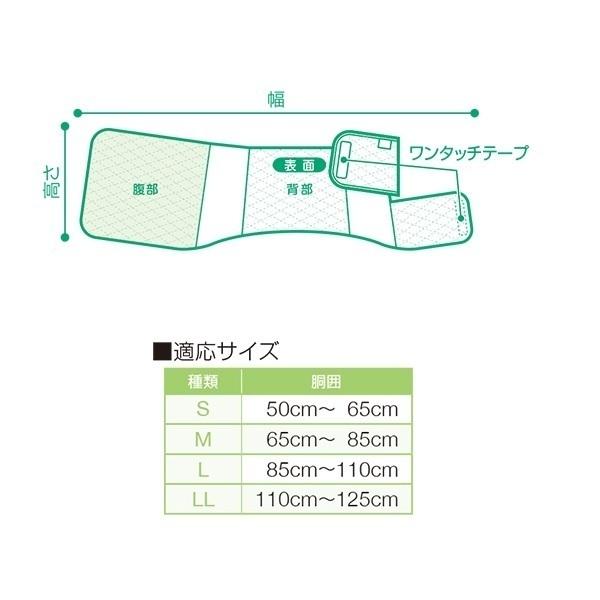 オオサキメディカル かんたん腹帯 Sサイズ 術後腹帯 ワンタッチ