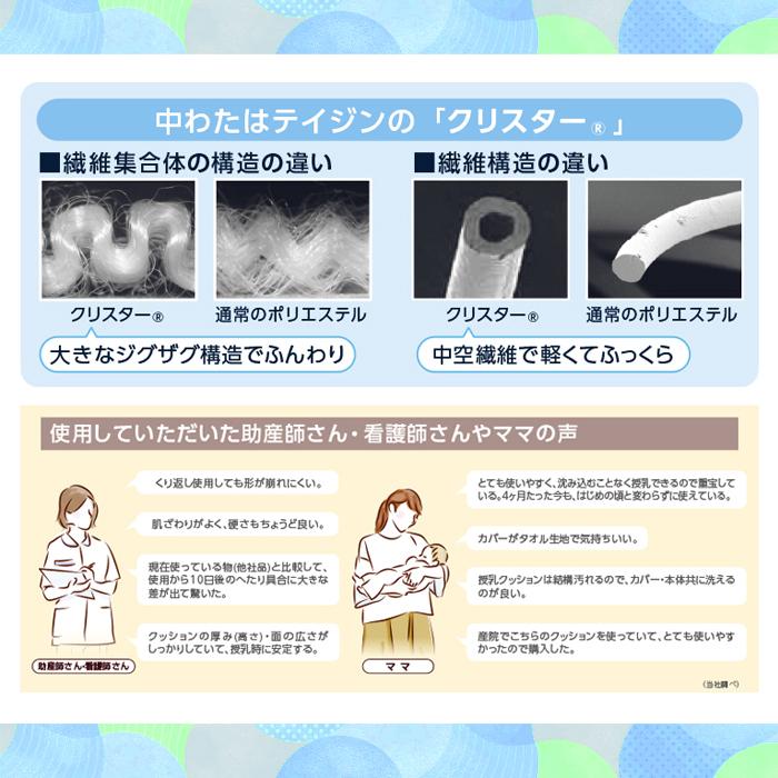 オオサキメディカル dacco 授乳用 クッション ふつうサイズ 冷感生地 