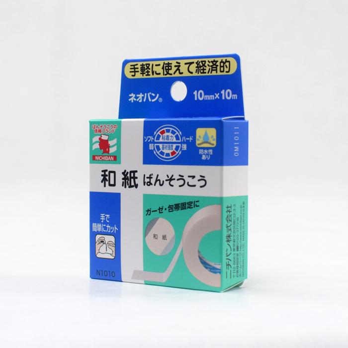 NICHIBAN ニチバン ネオバン 和紙ばんそうこう 10mm×10m N10-10 NICHIBAN ニチバン ネオバン 和紙ばんそうこう 10mm×10m N10-10