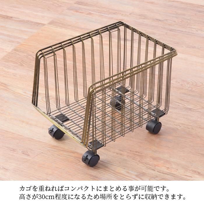 スタッキングワゴン 3段 家具 収納 おしゃれ 送料無料 東谷 AKB-438 | 東谷 | 08