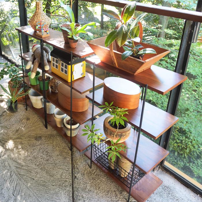 東谷 シェルフ インテリア 棚 収納 4段 天然木 おしゃれ 送料無料 GT