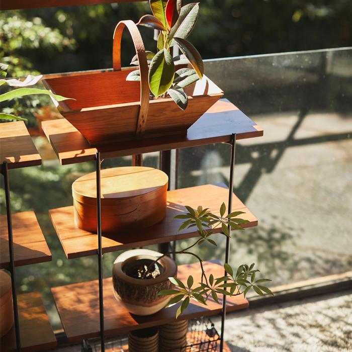 シェルフ インテリア 棚 収納 4段 天然木 おしゃれ  送料無料 東谷 GT-111 | 東谷 | 02