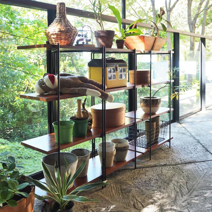 シェルフ ワイド インテリア 棚 収納 4段 天然木 おしゃれ  送料無料 東谷 GT-112 | 東谷 | 01