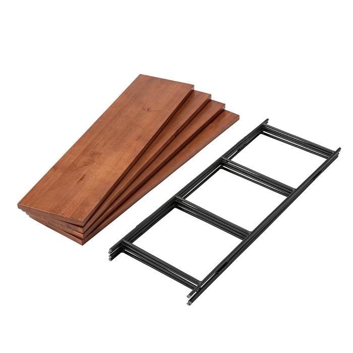 シェルフ ワイド インテリア 棚 収納 4段 天然木 おしゃれ  送料無料 東谷 GT-112 | 東谷 | 07