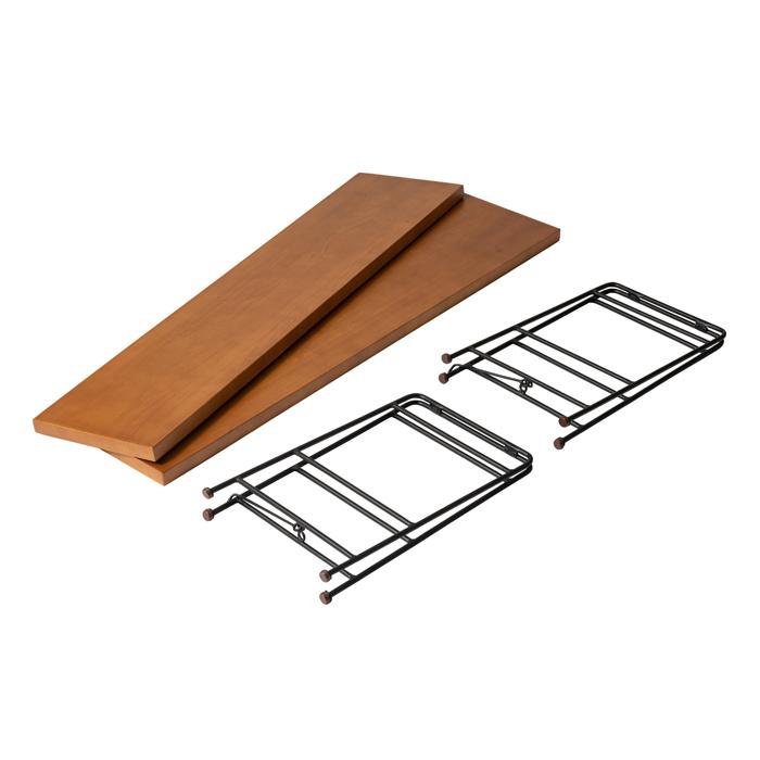 シェルフ ワイド インテリア 棚 収納 2段 天然木 おしゃれ  送料無料 東谷 GT-122 | 東谷 | 13