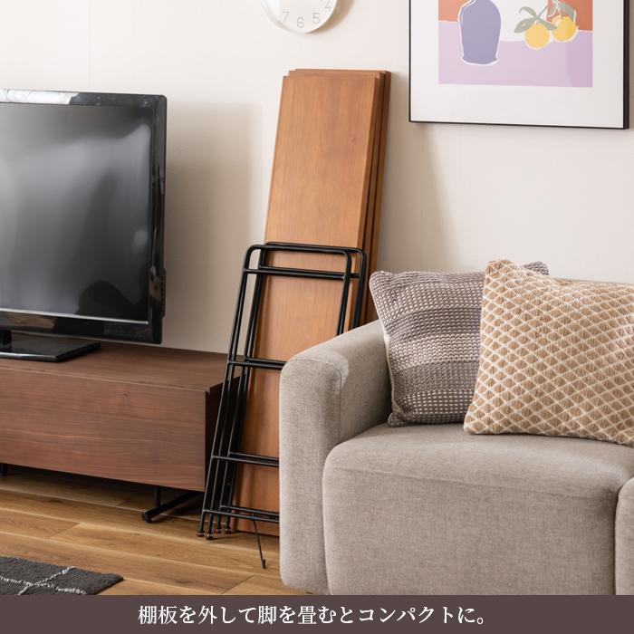 シェルフ ワイド インテリア 棚 収納 3段 天然木 おしゃれ  送料無料 東谷 GT-123 | 東谷 | 08