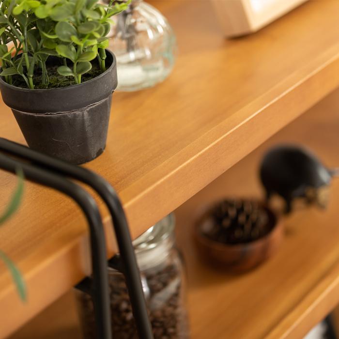 シェルフ ワイド インテリア 棚 収納 4段 天然木 おしゃれ  送料無料 東谷 GT-124 | 東谷 | 04