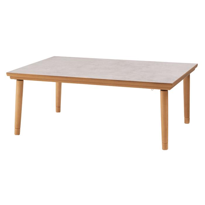 東谷 フラットヒーターコタツ こたつ テーブル 広々 机 家具 大理石