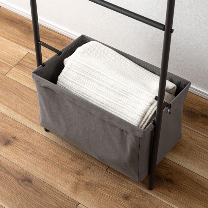 バスケット付きハンガー ハンガー 家具 ひとり暮らし 簡単設置 送料無料 東谷 MIP-25 | 東谷 | 06