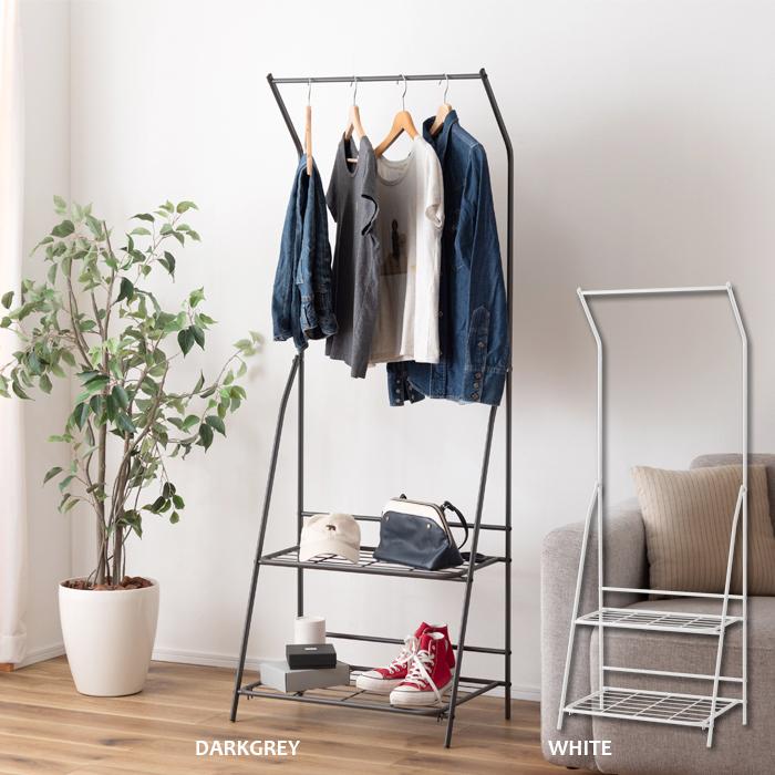フォールディングハンガーラック ハンガー 家具 ラック ひとり暮らし 折り畳み 送料無料 東谷 MIP-58 | 東谷