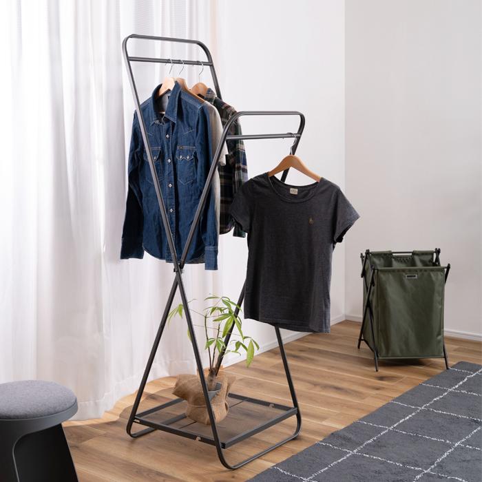 フォールディングハンガー ハンガー 家具 ひとり暮らし 折り畳み 送料無料 東谷 MIP-65 | 東谷 | 03