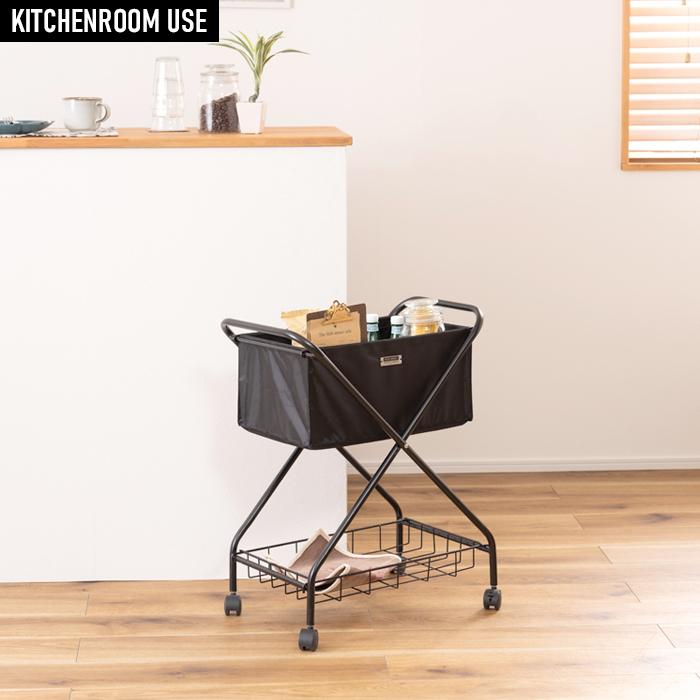 バスケットワゴン 家具 収納 バスケット 洗濯 おしゃれ 送料無料 東谷 MIP-83 | 東谷 | 11