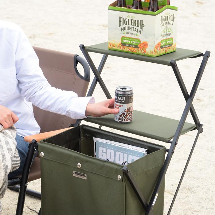 フォールディングマガジンラック インテリア 棚 収納 アウトドア 送料無料 東谷 MIP-99 | 東谷 | 06