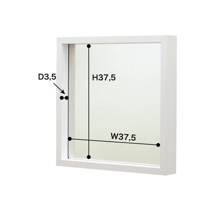 ミラー 鏡 壁掛け 置き ひとり暮らし 正方形 ウォルナット 送料無料 東谷 MU-034 | 東谷 | 12