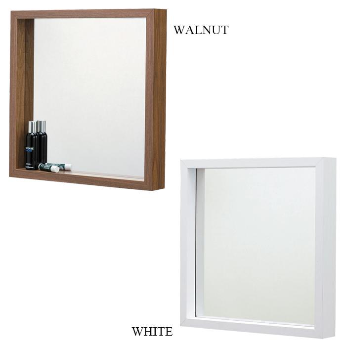 ミラー 鏡 壁掛け 置き ひとり暮らし 正方形 ウォルナット 送料無料 東谷 MU-034 | 東谷 | 11