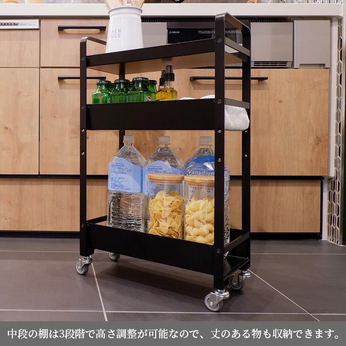 ストレージワゴン 収納 ワゴン キッチン収納 日本製 シンプル 送料無料 東谷 NIT-18 | 東谷 | 06