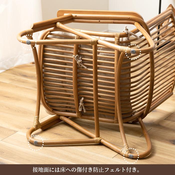 東谷 椅子 パーソナルチェア ラタン 天然木 クッション付き 父の日 母