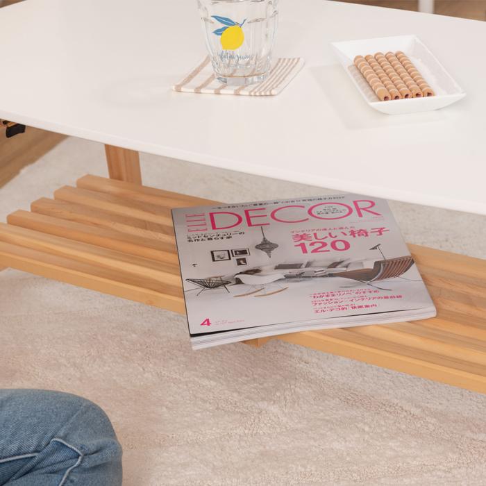 東谷 棚付フォールディングテーブル テーブル 机 2人掛け 折り畳み可能