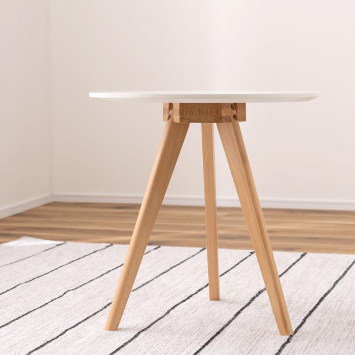 ラウンドサイドテーブル テーブル 机 家具 木 サイドテーブル 送料無料 東谷 TAP-005 | 東谷 | 02