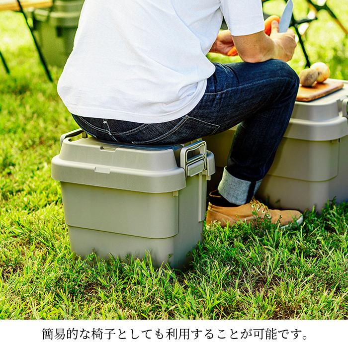 トランクカーゴ 収納ボックス l 幅39 2cm S蓋 車用ルーフキャリー対応 グレー