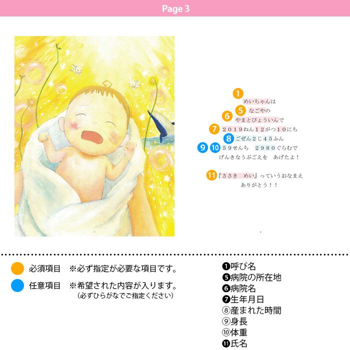 たくさんのはじめて オリジナル絵本 名入れ 絵本 誕生日 プレゼント 贈り物 |  | 03