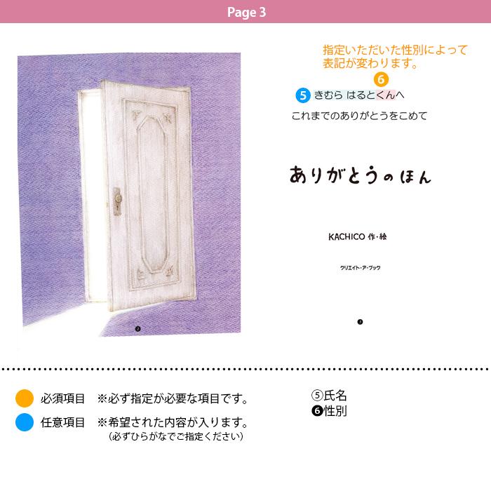 ありがとうのほん こども向け オリジナル絵本 名入れ 絵本 誕生日 プレゼント 贈り物｜firstaid｜04