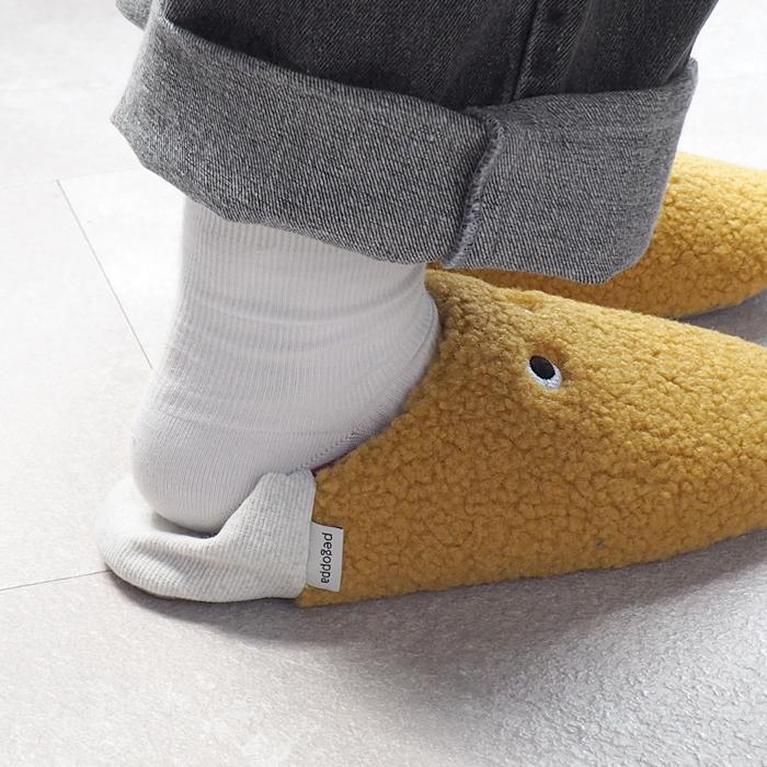 ルームシューズ レディース pegoppa スリッパ 2way バブーシュ 目 現代百貨 A649 |  | 06