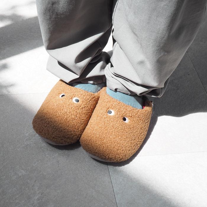 ルームシューズ メンズ pegoppa スリッパ 2way バブーシュ 目 男性サイズ 現代百貨 A650 |  | 03