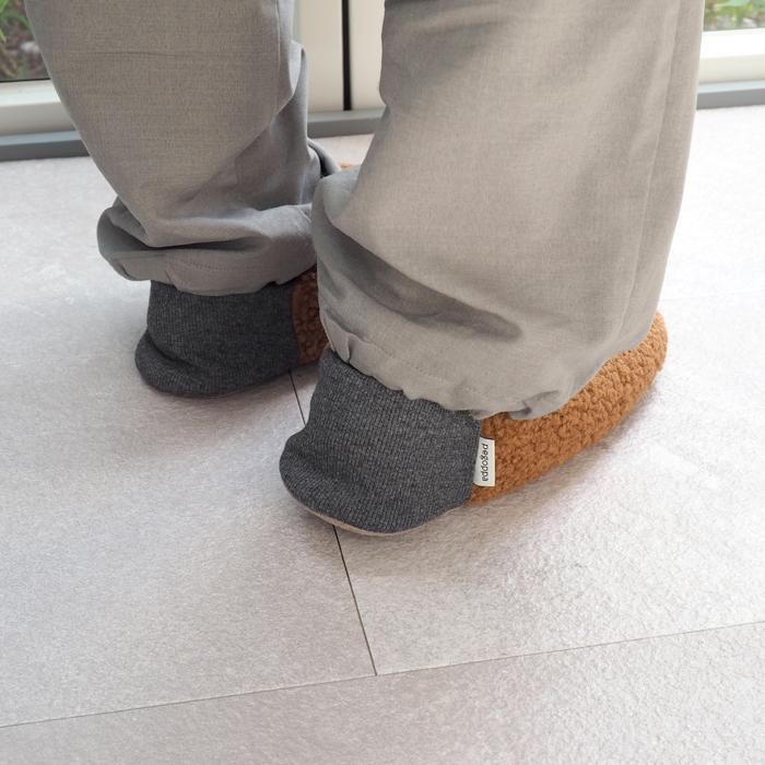 ルームシューズ メンズ pegoppa スリッパ 2way バブーシュ 目 男性サイズ 現代百貨 A650 |  | 05