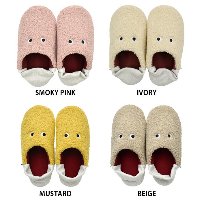 ルームシューズ レディース pegoppa スリッパ 2way バブーシュ シープボア 目 現代百貨 A703 |  | 13