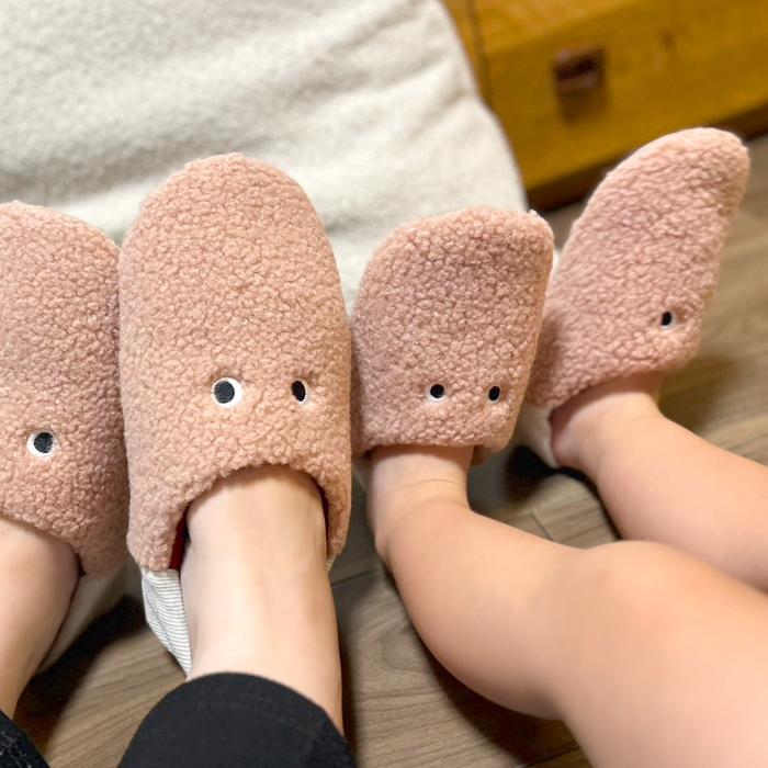 ルームシューズ キッズ pegoppa スリッパ 2way バブーシュ 目 かわいい 現代百貨 A705 |  | 05