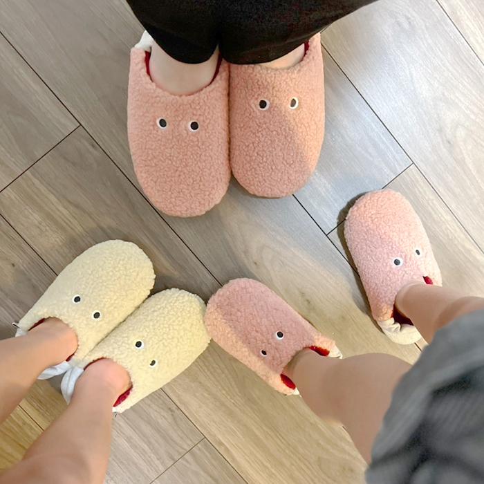 ルームシューズ キッズ pegoppa スリッパ 2way バブーシュ 目 かわいい 現代百貨 A705 |  | 06